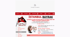 Desktop Screenshot of istanbulbayrak.net